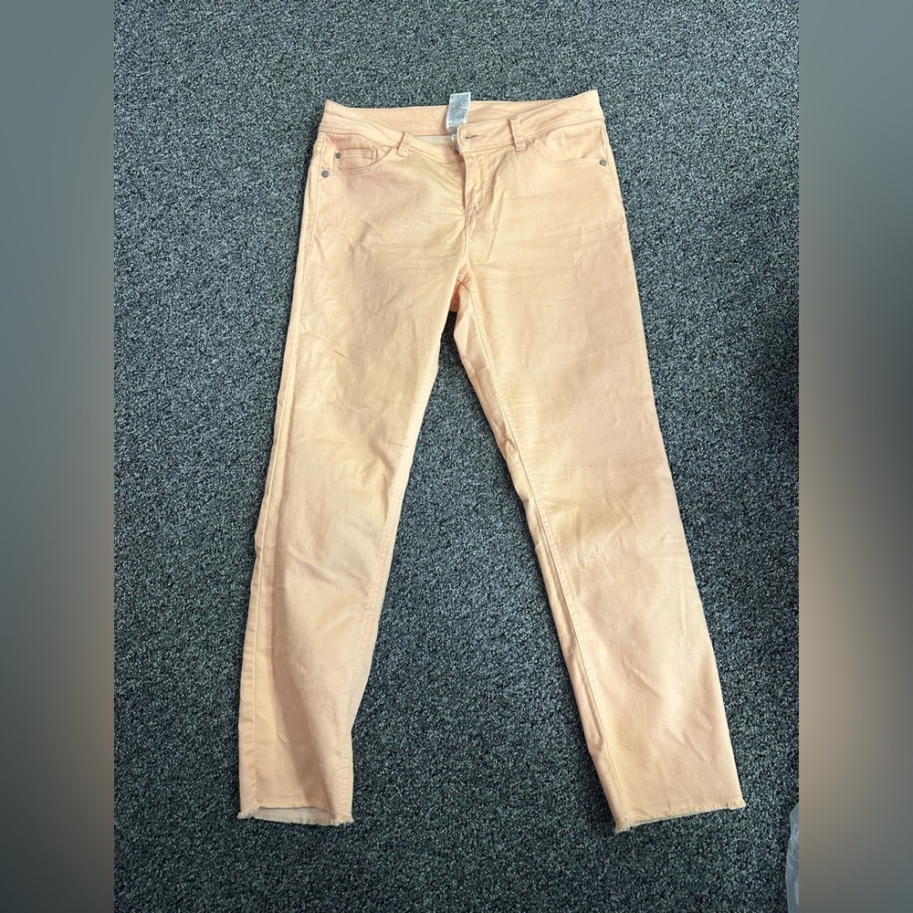 Peach Mid-Rise Jeans